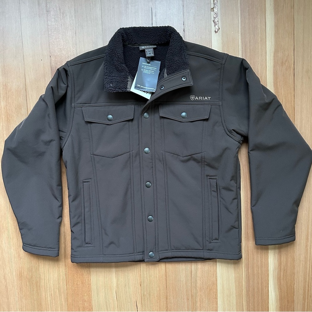 ARIAT Vernon Sherpa 2.0 Jacket Men’s Medium Dark Brown NWT